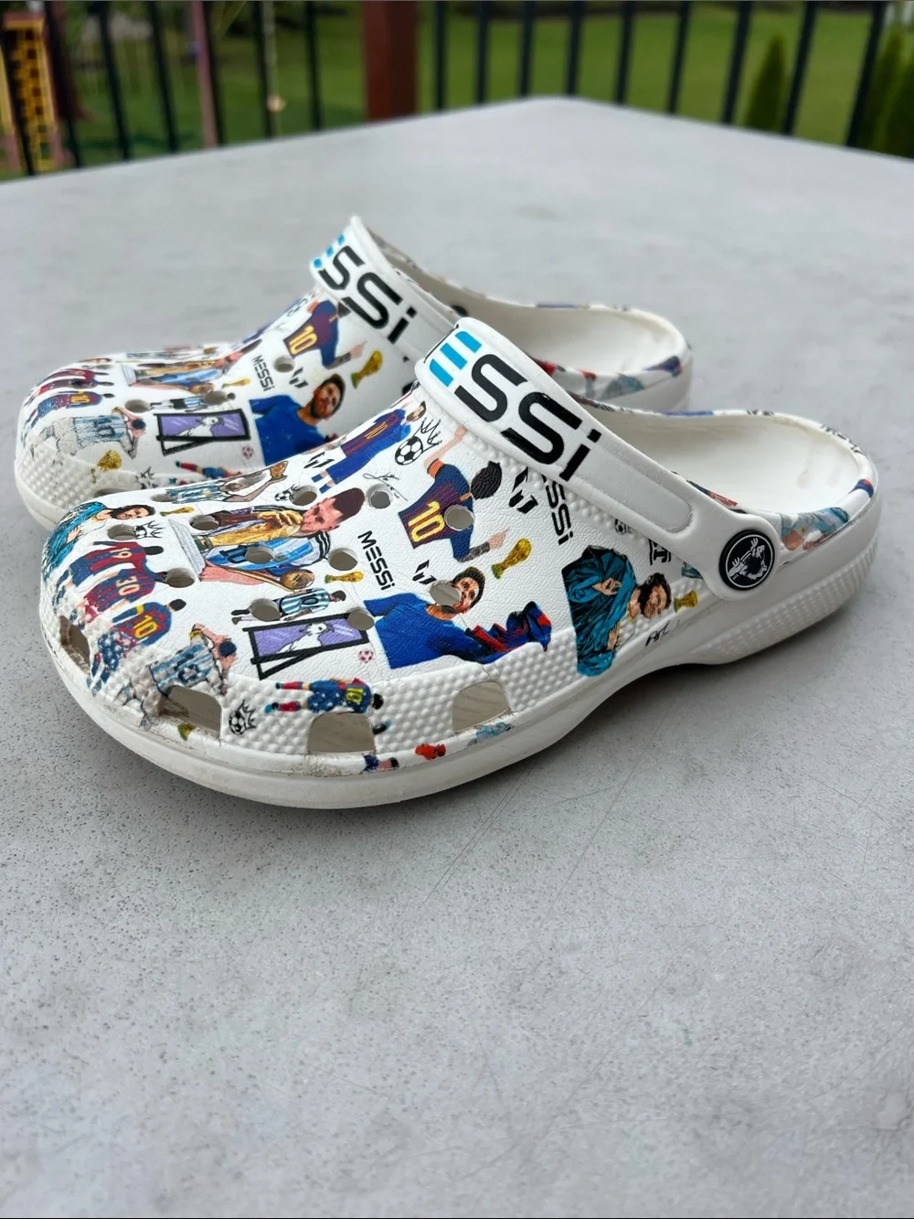 Lionel Messi Football Soccer Sport Clogs Shoes Youth Size 4 5